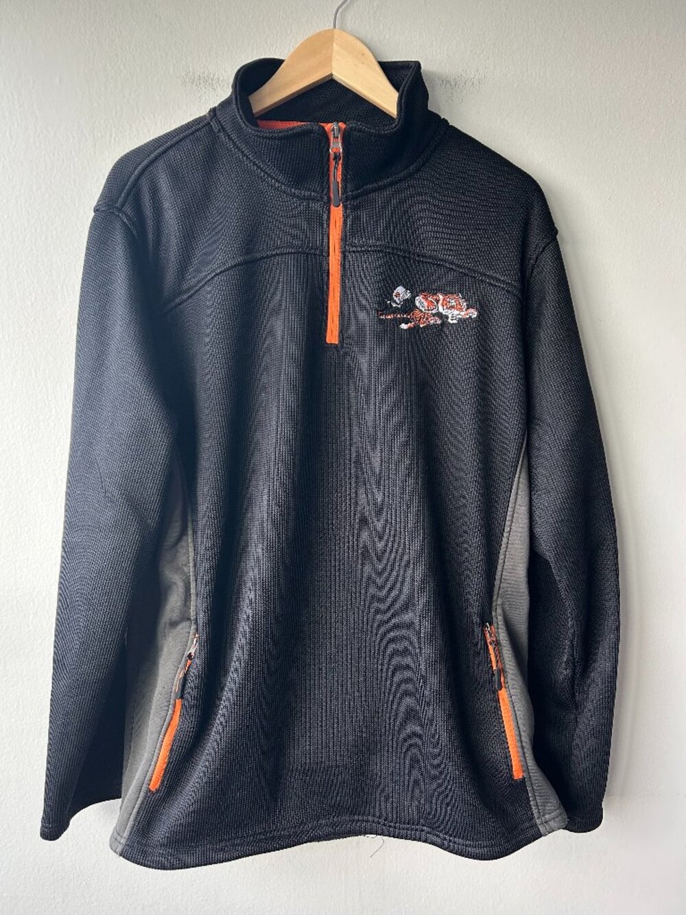 Vintage 2000's Cincinnati Bengals NFL Team Apparel Quarter Zip Pullover